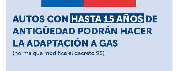 Autos con hasta 15 años de antigüedad, podrán hacer adaptación a gas